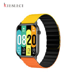 Kieslect KS Calling Smart Watch Ultra Amoled Display Strap color OG/YE/BK + BK