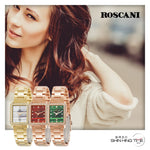 ROSCANI Paris BL E79 Women Analogue Elegance Fashion 2 in 1 SET Stainless Steel Watch