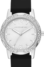 Skechers Women's Vanowen Quartz Metal and Silicone Three-Hand Analog Watch SR6269