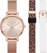 Skechers Women's Quartz Watch and Interchangeable Band Gift Set SR9029