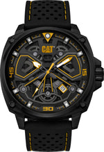 CATERPILLAR AJ.161.21.127 Tokyo Watch Black/Yellow Dial Stainless Steel w/Silicone Strap