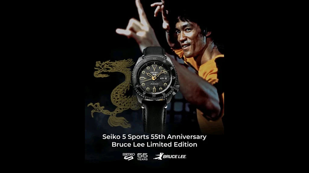 Seiko 5 Sports 55th Anniversary Bruce Lee Limited Edition SRPK39