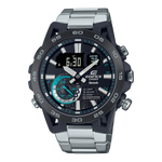 EDIFICE SOSPENSIONE ECB-40, with carbon fiber reinforced resin suspension arm design and Smartphone Link.