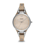 Fossil Georgia Bone Leather Watch