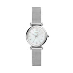 Fossil Carlie Three-Hand Stainless Steel Watch Women ES4432