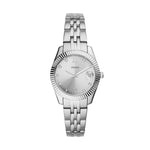 Fossil Scarlette Mini Three-Hand Date Stainless Steel Watch Women