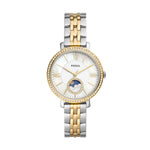 Fossil Jacqueline Sun Moon Multifunction Two-Tone Stainless Steel Watch Women ES5166