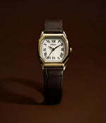 FOSSIL Harlow Three-Hand Brown Croco Leather Watch ES5426