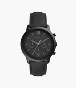 Fossil Neutra Chronograph Black Leather Watch FS5503