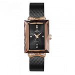 ROSCANI BL S07363 Black Dial Stainless Steel Strap Analog Women Watch