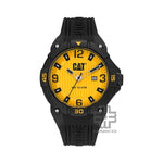 CATERPILLAR DRIFT LW-161-21-731 Black Silicone Band Analog Watch | 10 ATM | 45MM | 2Y Warranty