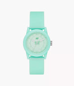 Skechers Rosencrans Watch with Silicone Strap and Plastic Case, Mint SR6035