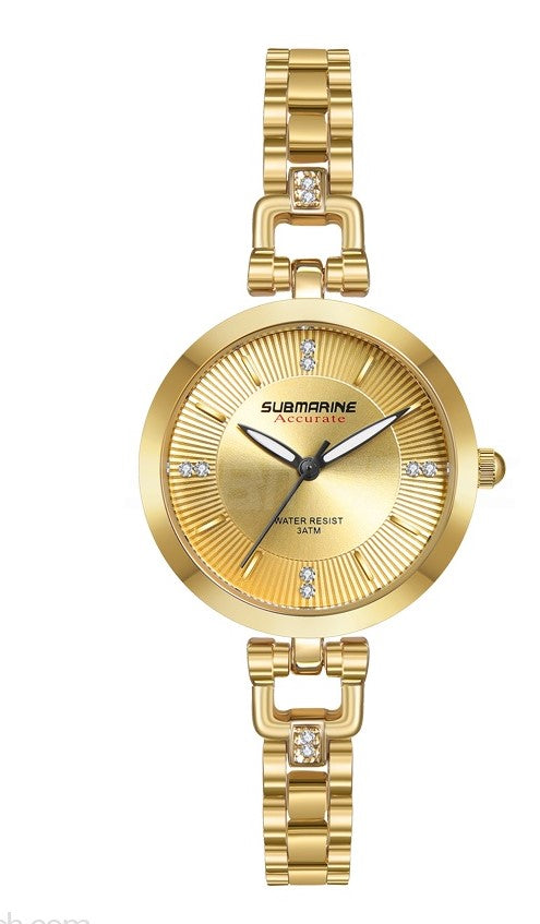 SUBMARINE Women Watch Fashion Quartz Analog Metal Stainless Steel
