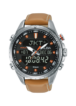 Alba Signa Leather Strap Men Watch AZ4065X1