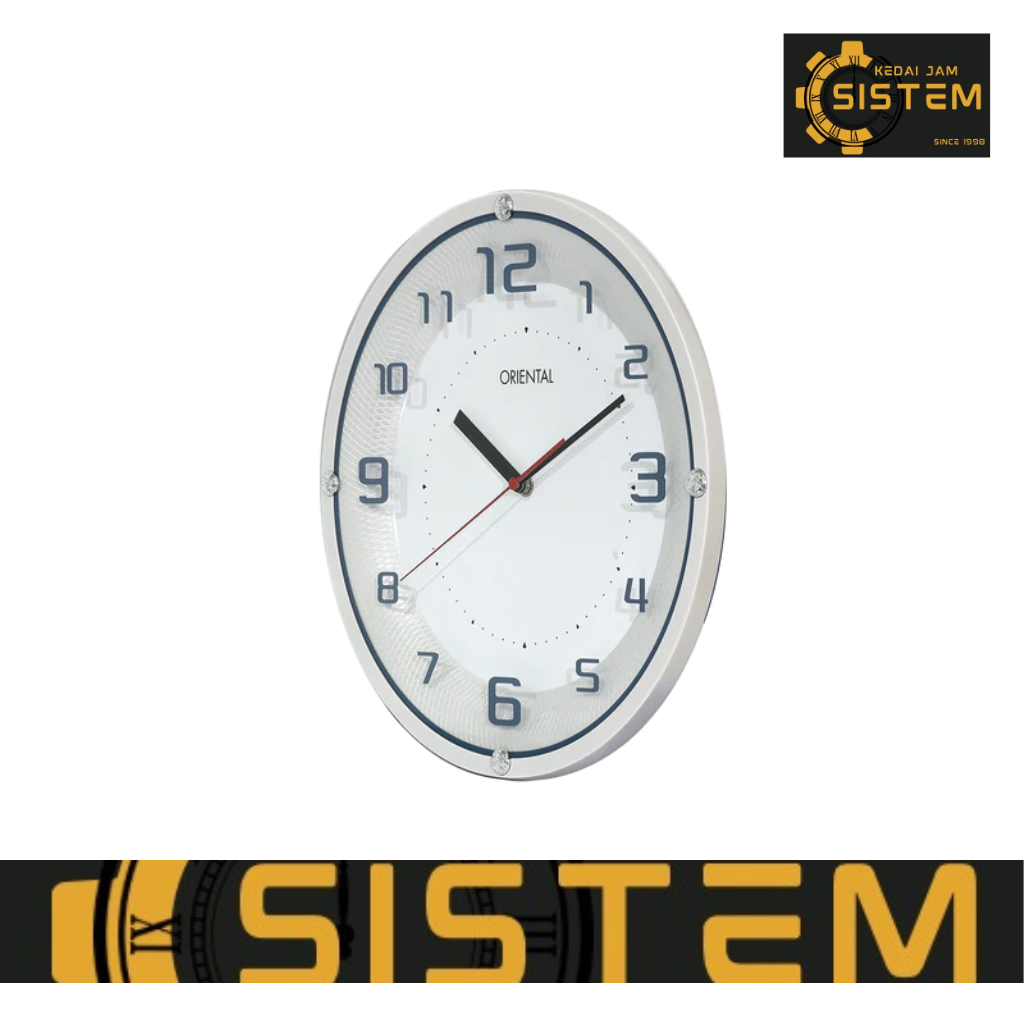 Oriental Analog Wall Clock OTC045N383