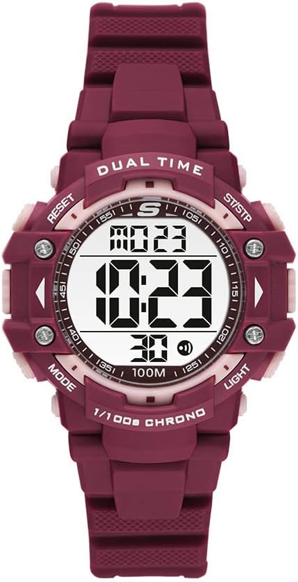 Skechers Dual Time Purple Watch SR2110