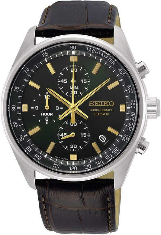 Seiko Chronograph Quartz SSB385P1 100M Men's Watch