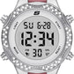 Skechers Women's Quartz Metal and Silicone Sports Digital Watch SR6282