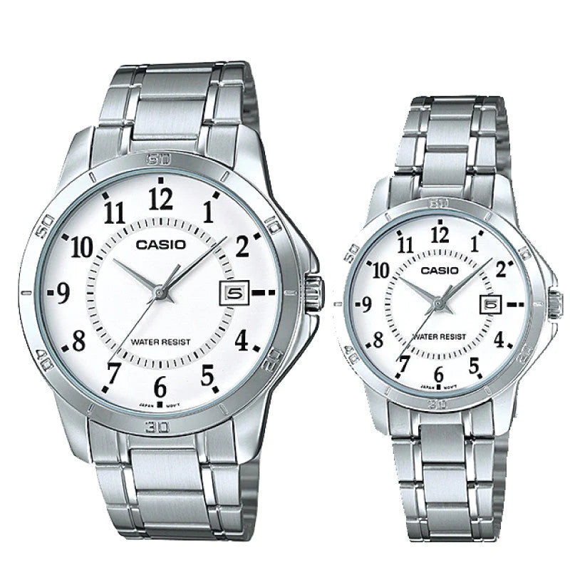 CASIO COUPLE WATCH MTPV004D-7B/ LTPV004D-7B