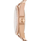 Fossil Scarlette Mini Three-Hand Date Rose Gold-Tone Stainless Steel Watch Women