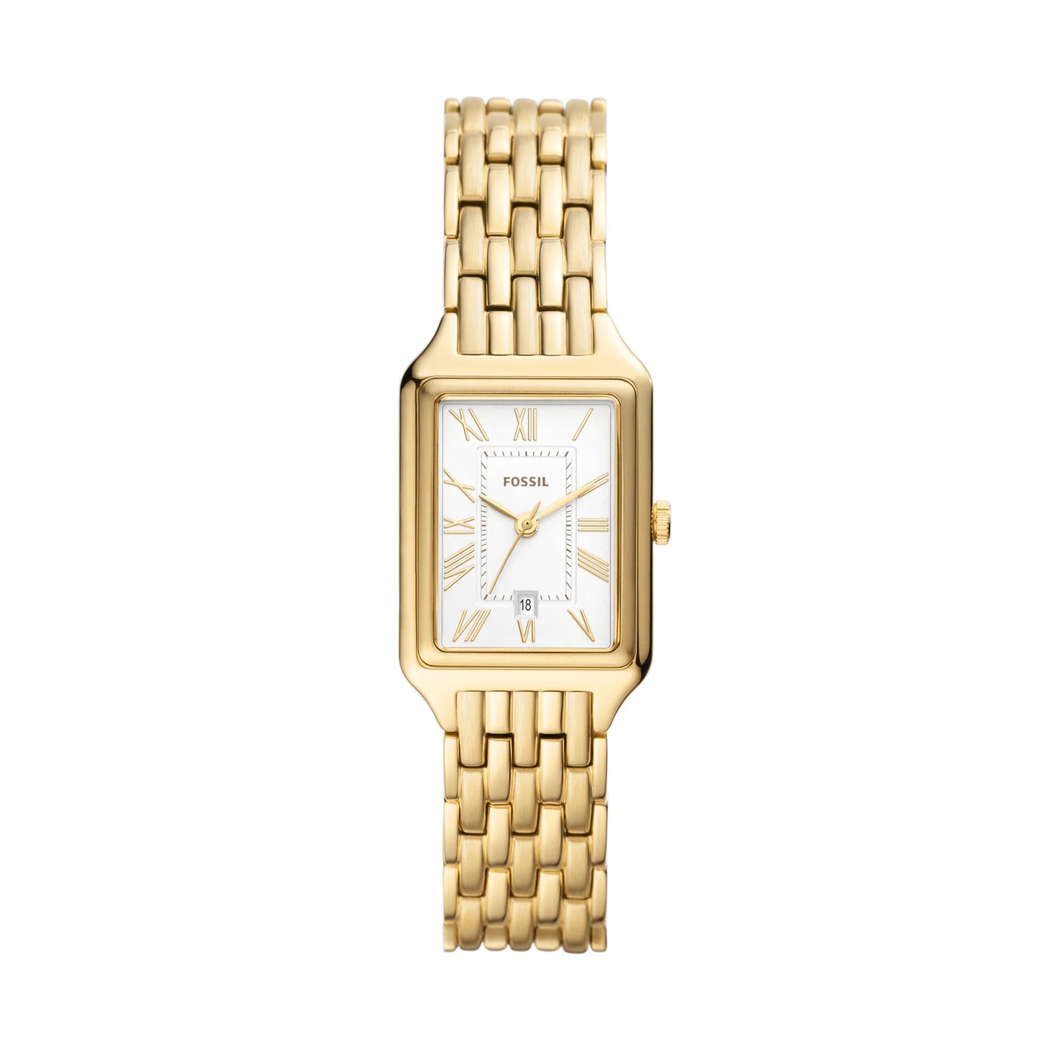 FOSSIL Raquel Three-Hand Date Gold-Tone Stainless Steel Watch