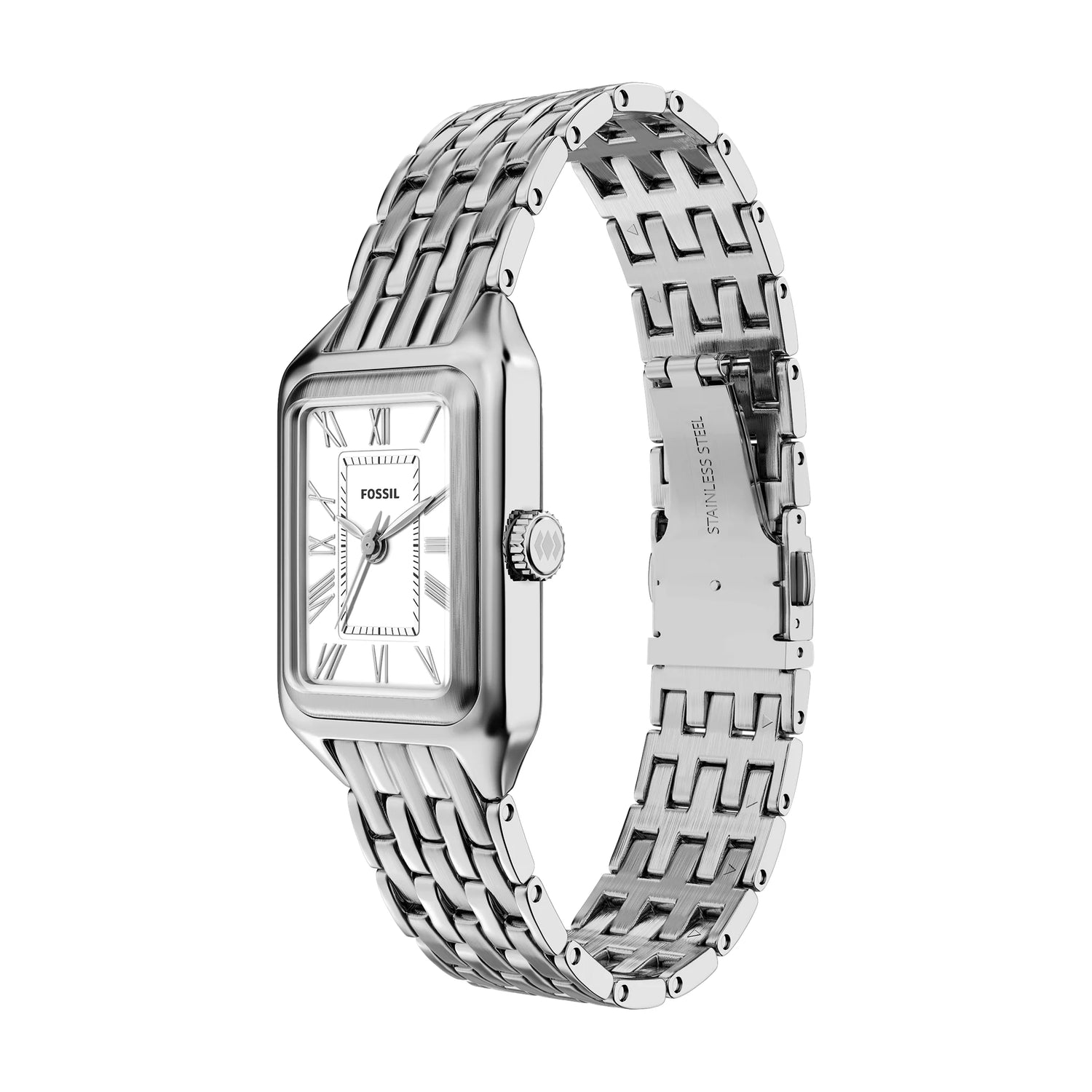 FOSSIL Raquel Mini Three-Hand Stainless Steel Watch ES5469