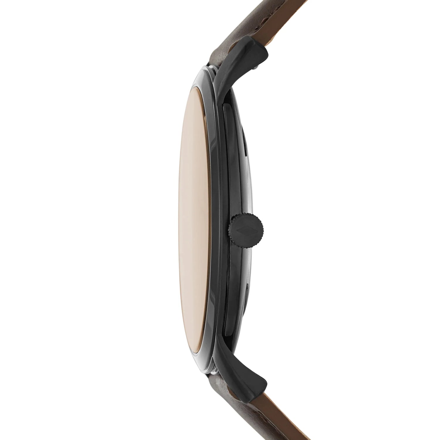 FOSSIL Minimalist Three-Hand Brown Leather Watch FS5551