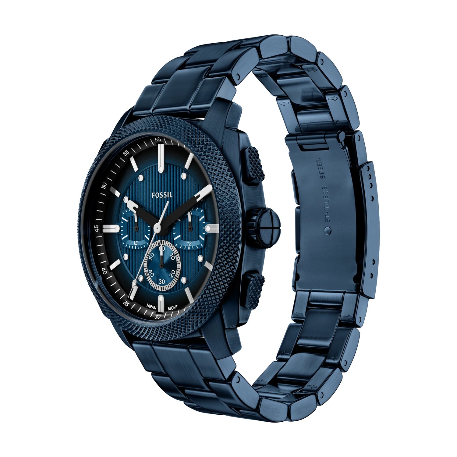 FOSSIL Machine Chronograph Navy Stainless Steel Watch  FS6167