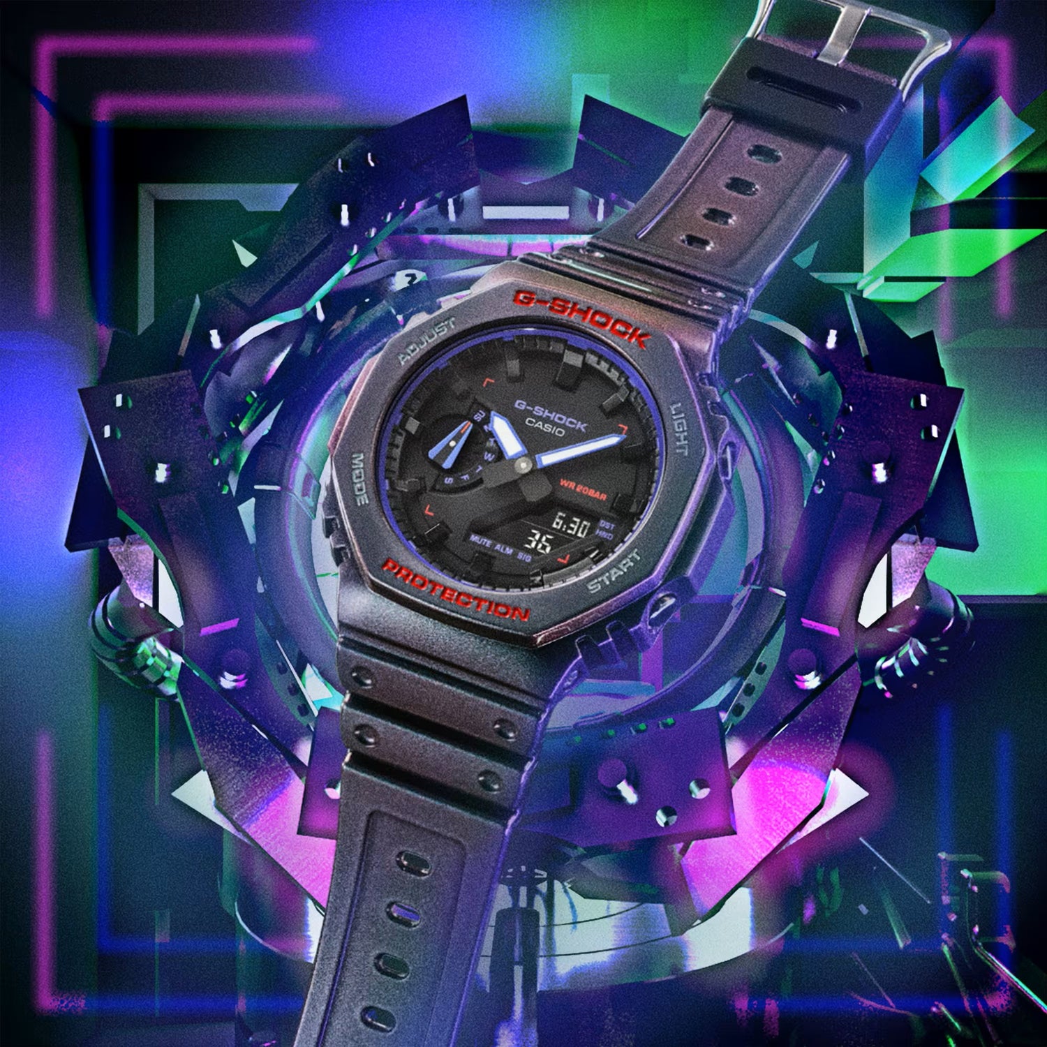 G-SHOCK ANALOG-DIGITAL GA-2100AH-6A