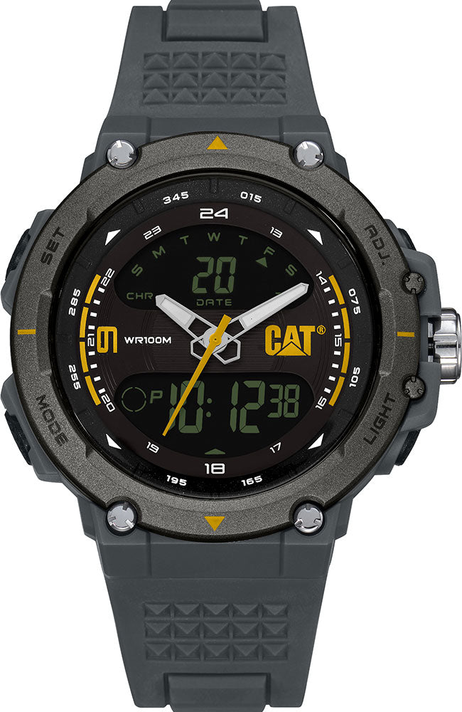 CATERPILLAR Ana-Digit X Grey Rubber Strap MX-155-25-137