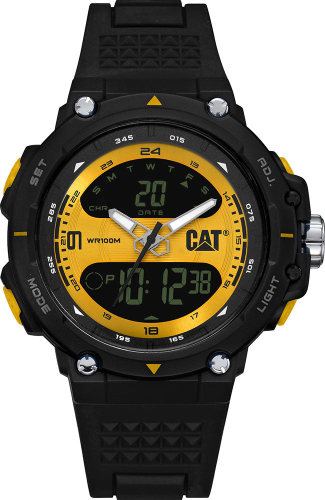 CATERPILLAR Ana-Digit X Black Rubber Strap MX-165-21-731