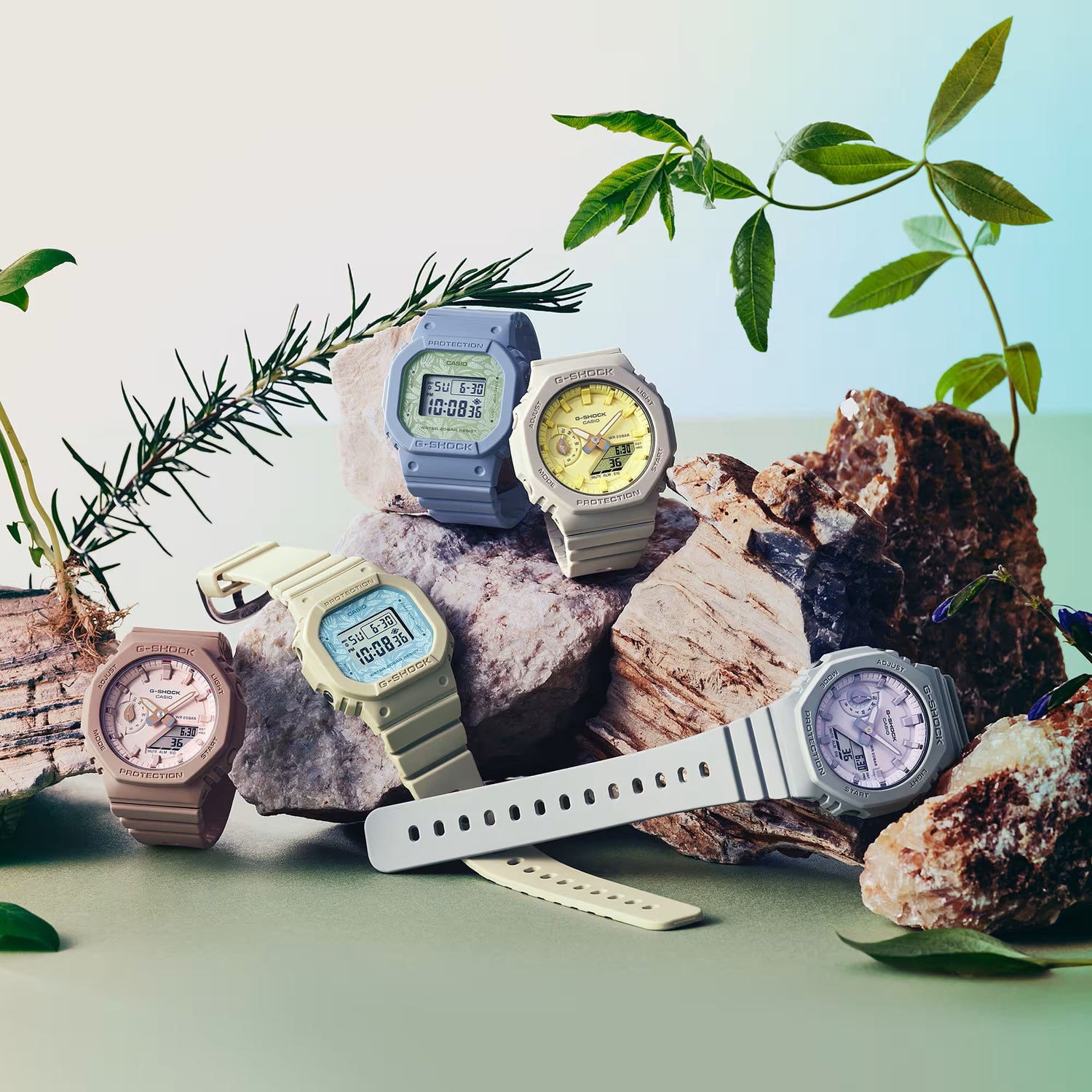 G-SHOCK MINI ANALOG-DIGITAL WOMEN GMA-S2100NC-4ADR SERIES