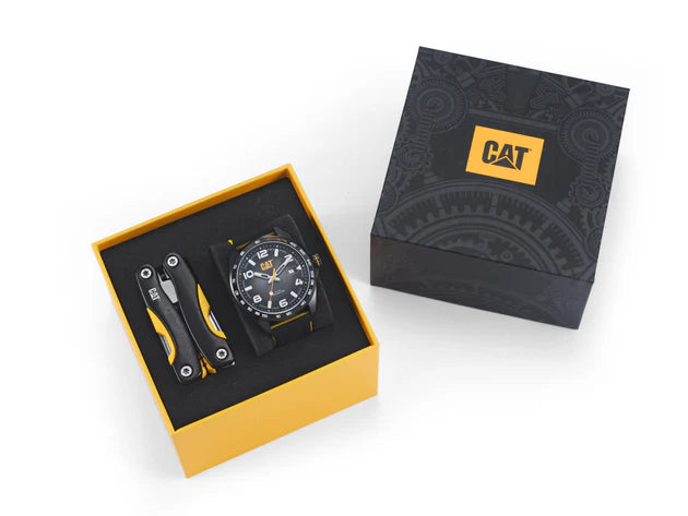 CATERPILLAR QE.161.21.132 Watch Gift Set Black Dial