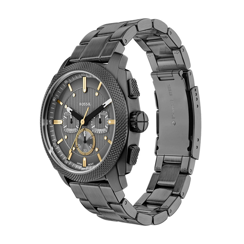 FOSSIL Machine Chronograph Grey  Stainless Steel Watch  FS6160