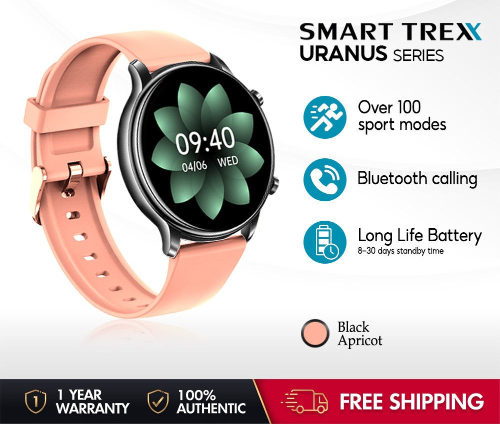 SUBMARINE Smart Watch SMART TREX URANUS Series Bluetooth Call Fitness Tracker Heart rate Monitoring Smartwatch