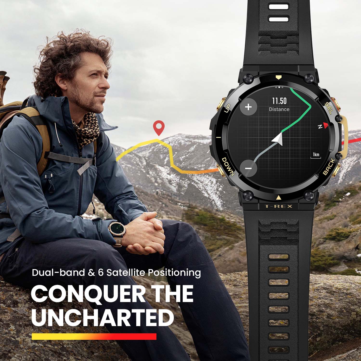 T Rex Amazfit O2 Amazfit T-Rex – Kedai Jam Sistem