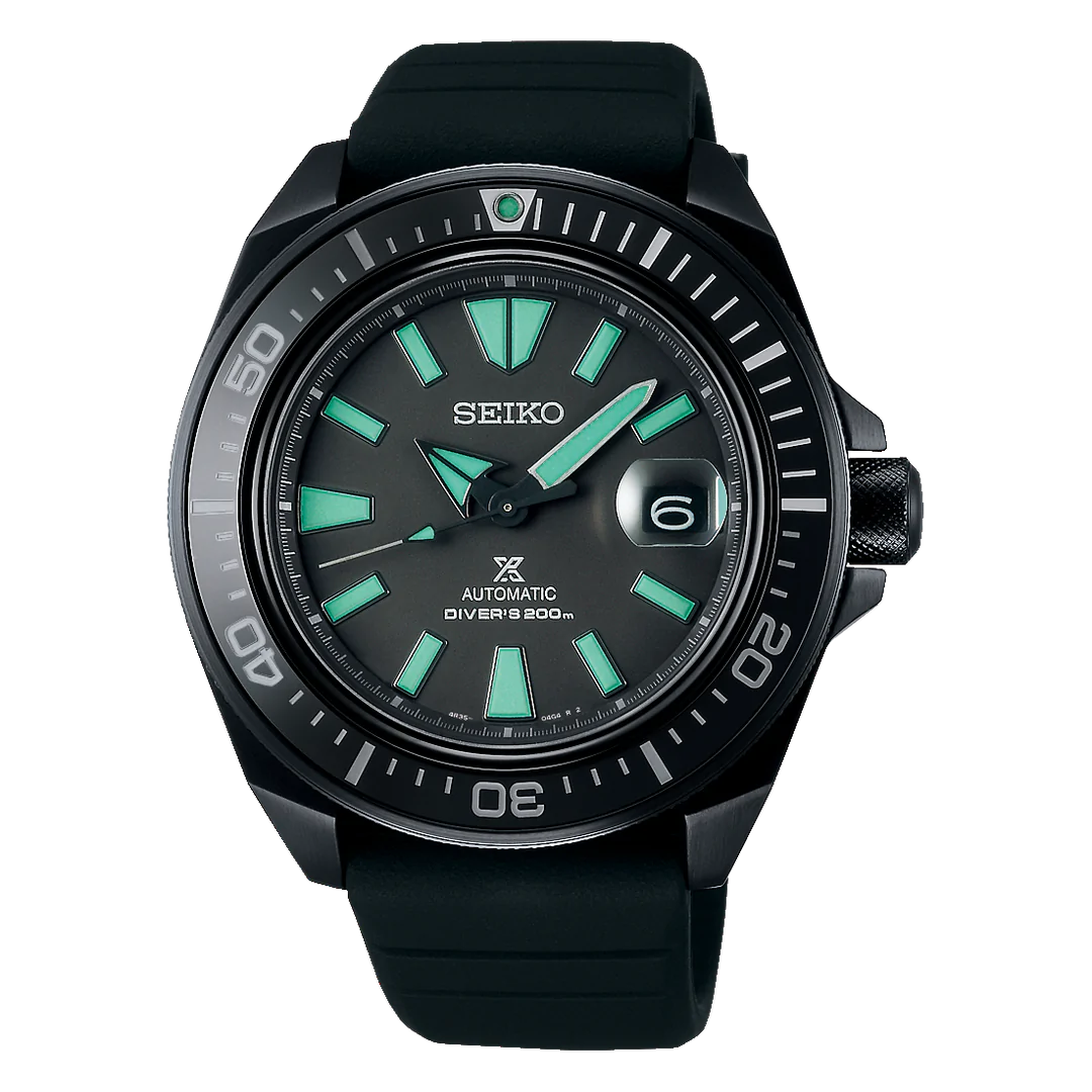 SEIKO WATCH PROSPEX BLACK SERIES NIGHT VISION KING SAMURAI LIMITED EDITION